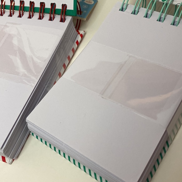 Set of 2 Christmas spiral notepads NWT! - Picture 6 of 12